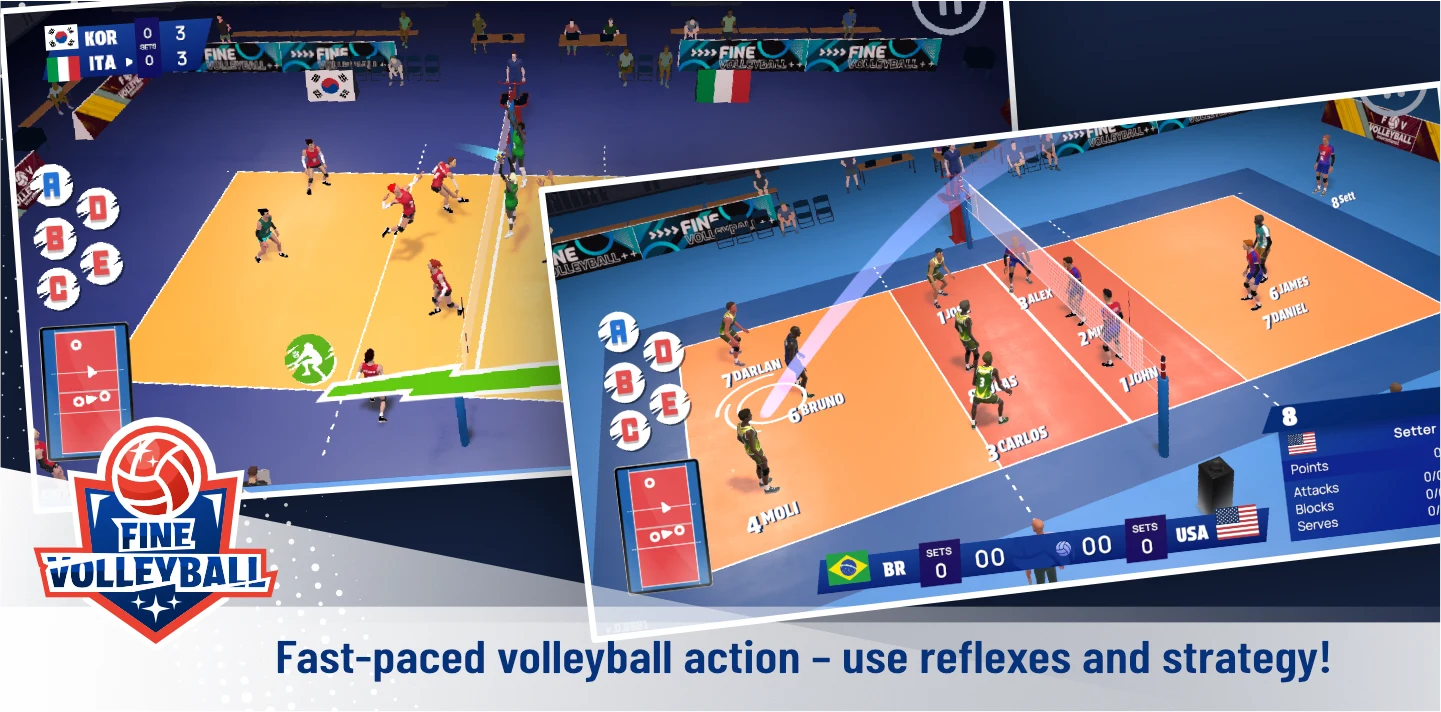 Fine Volleyball screenshot