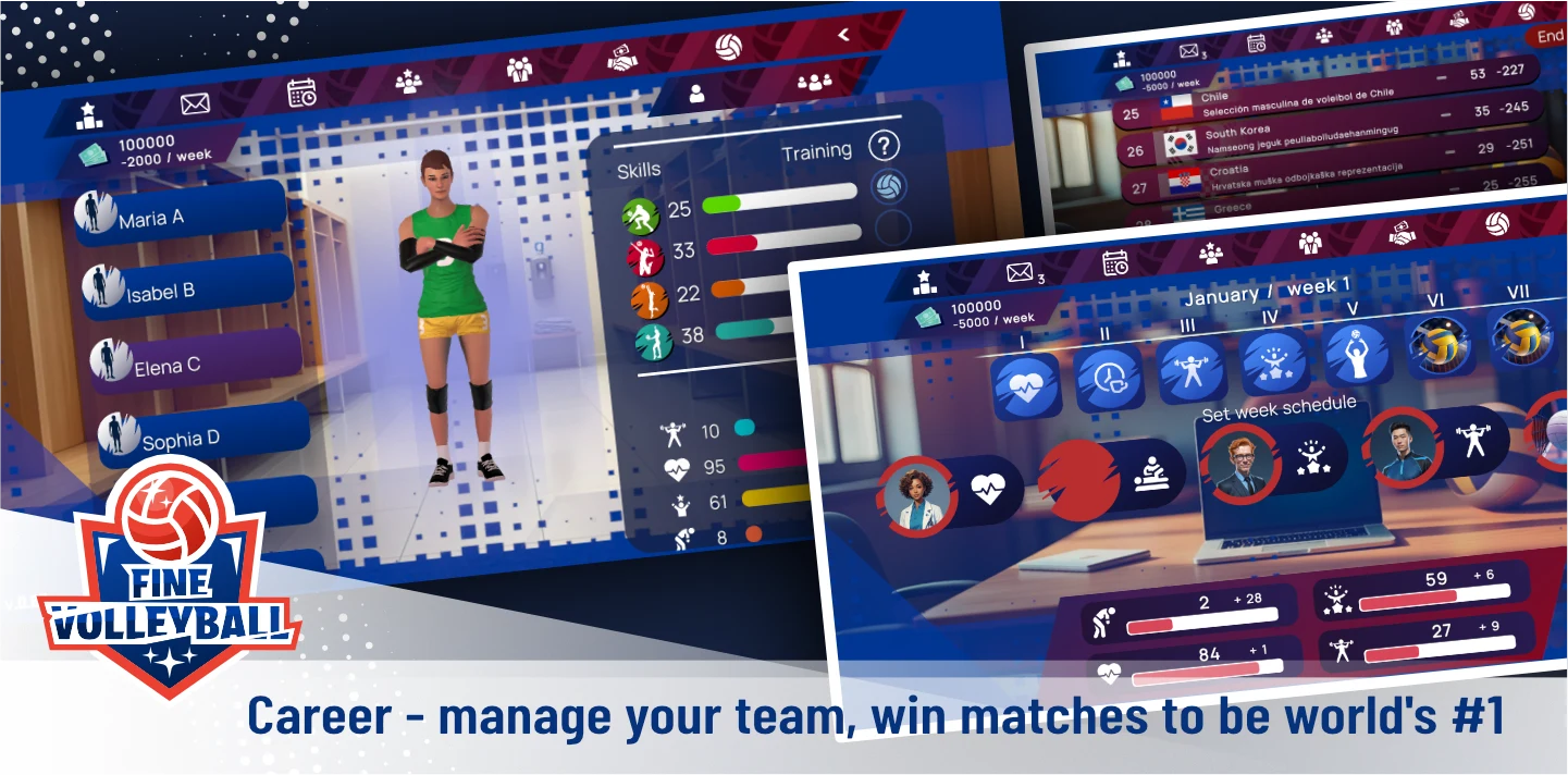 Fine Volleyball screenshot